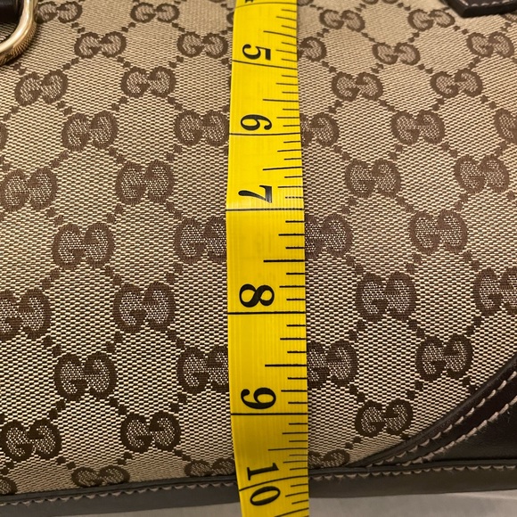 Gucci Beige and Brown Signature shoulder bag , original - Picture 3 of 16